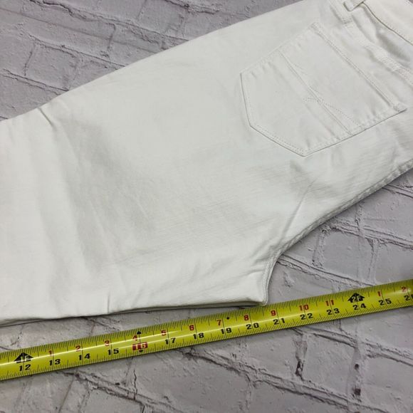 NWT New York & Co. Women Legging Crop Jeans Size 12 White Denim B187 -20 - Picture 5 of 13